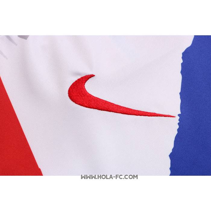 Chandal del Francia 2022-2023 Manga Corta Blanco Rojo Azul - Pantalon Corto